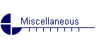 Miscellaneous